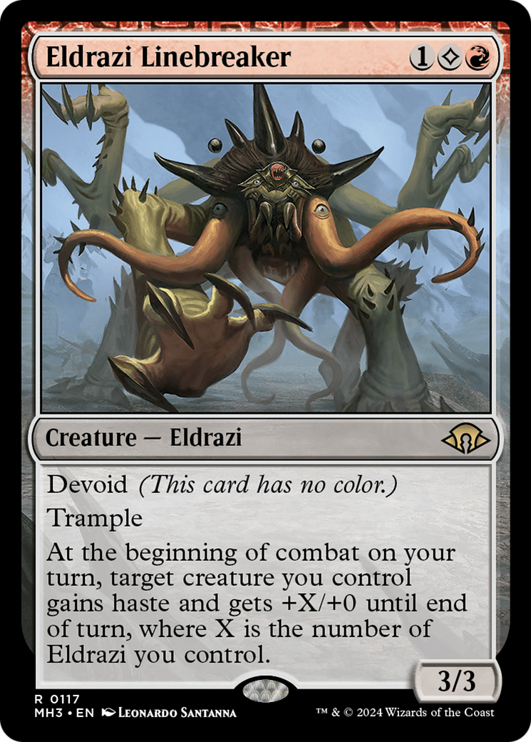 Eldrazi Linebreaker (117) Foil - Modern Horizons 3