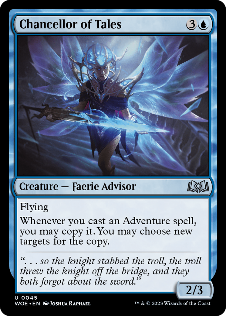 Chancellor of Tales (045) Foil - Wilds of Eldraine
