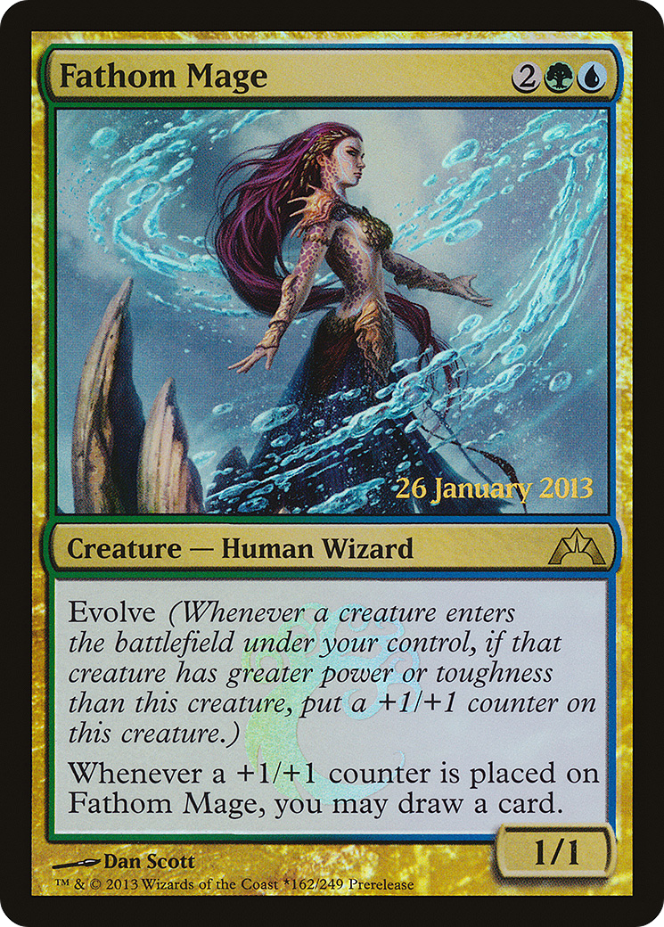 Fathom Mage (162★) Foil - Gatecrash Promos