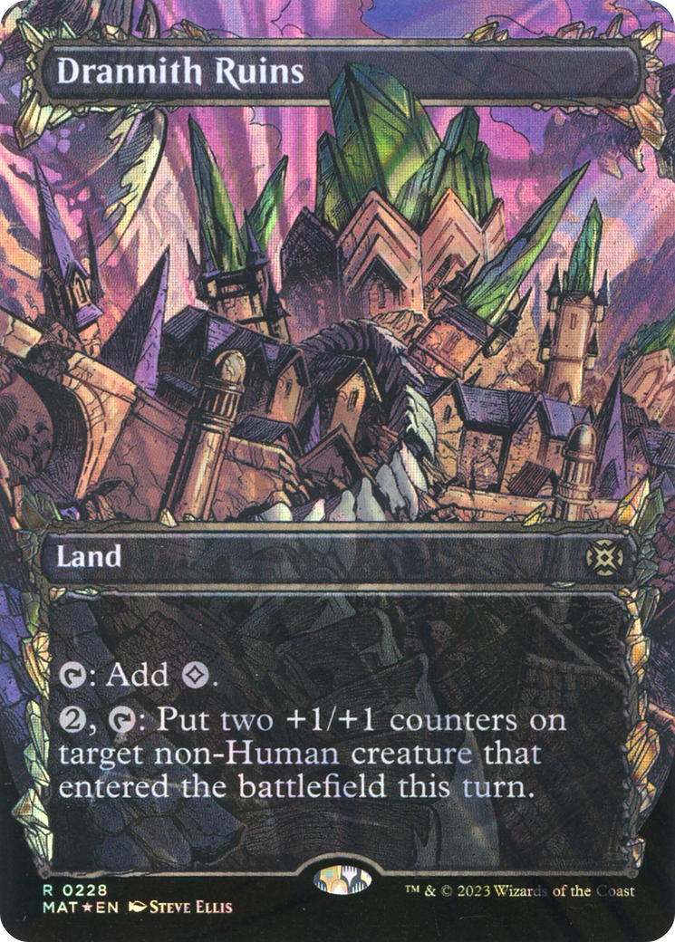 Drannith Ruins (Showcase) (228) Foil - March of the Machine: The Aftermath