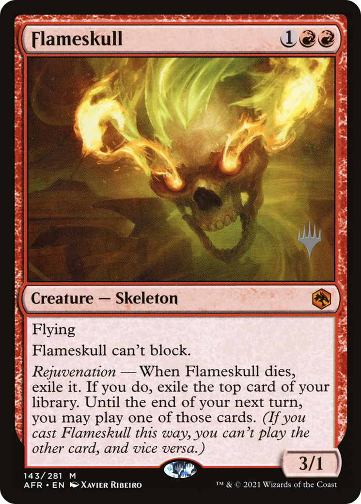 Flameskull (143) - Adventures in the Forgotten Realms Promos