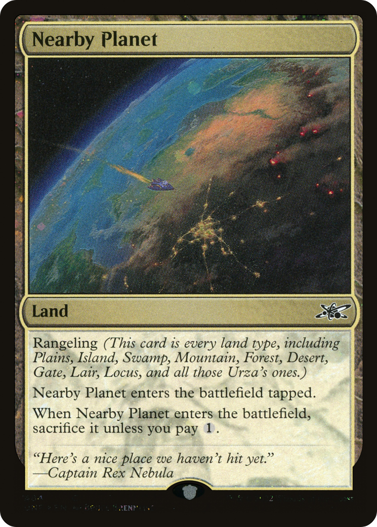 Nearby Planet (Galaxy Foil) (484) Foil - Unfinity