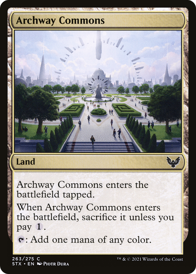 Archway Commons (263) Foil - Strixhaven: School of Mages