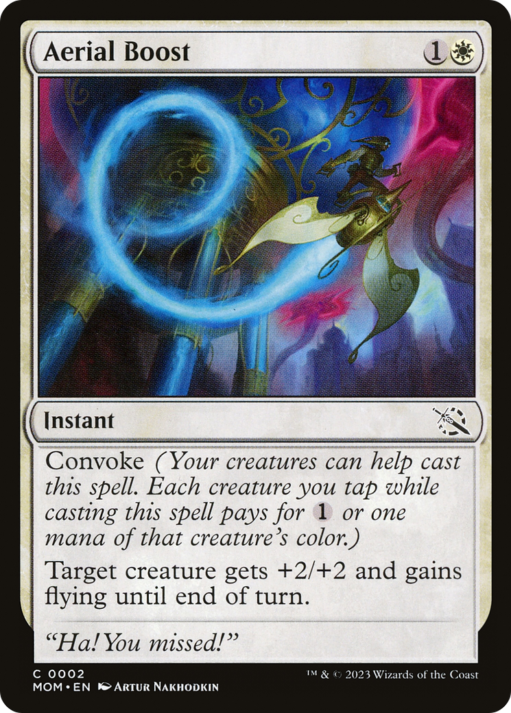 Aerial Boost (002) Foil - March of the Machine