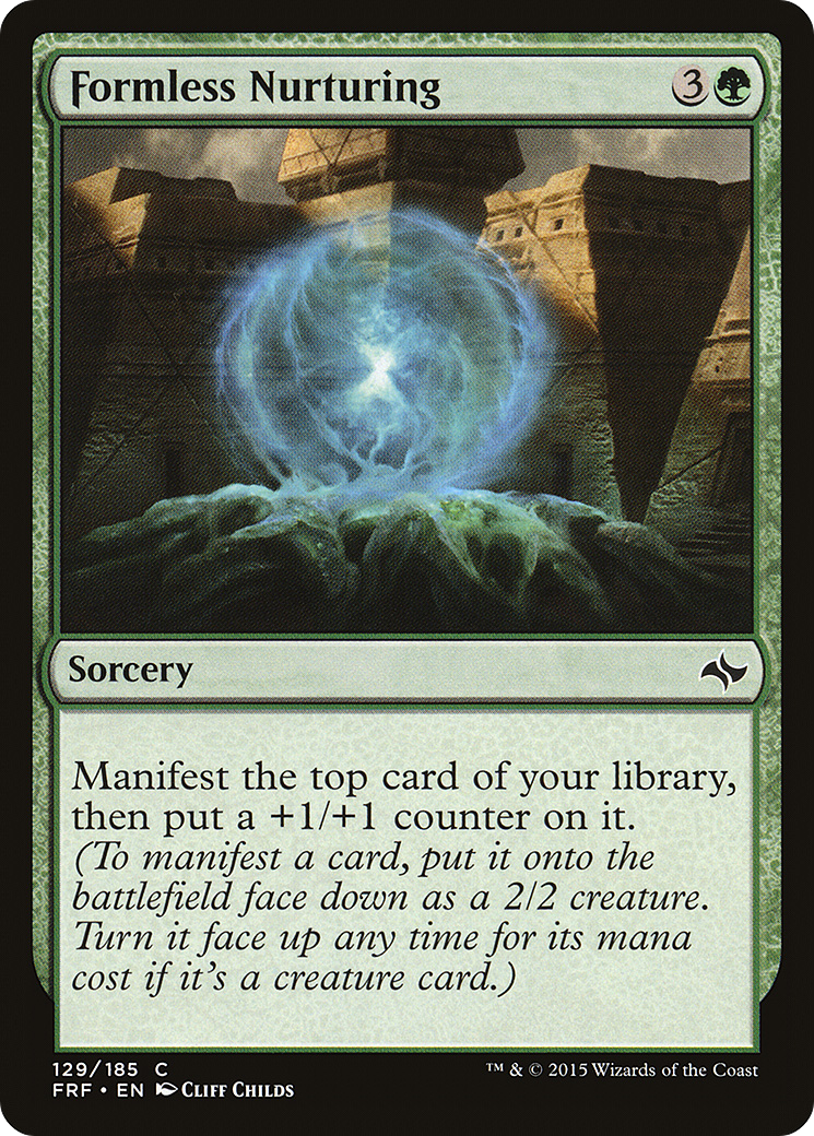 Formless Nurturing (129) Foil - Fate Reforged