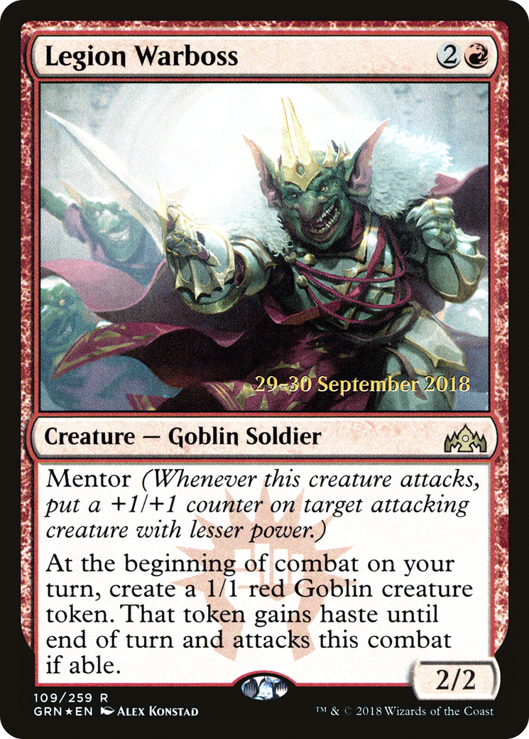 Legion Warboss (109s) Foil - Guilds of Ravnica Promos