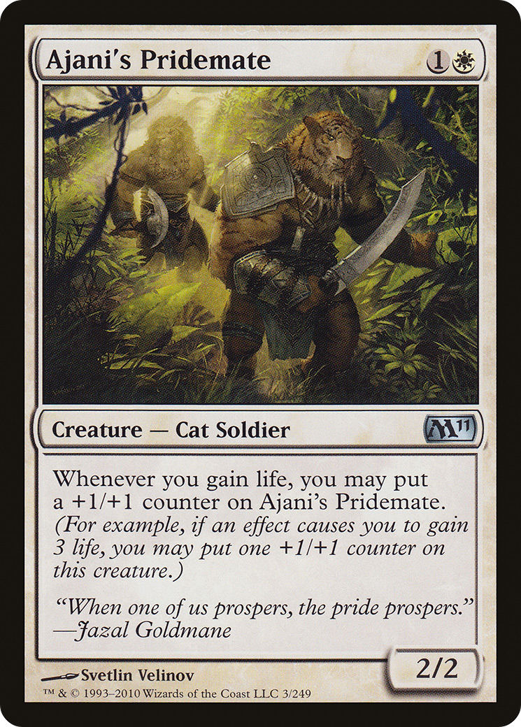 Ajani's Pridemate (003) Foil - Magic 2011