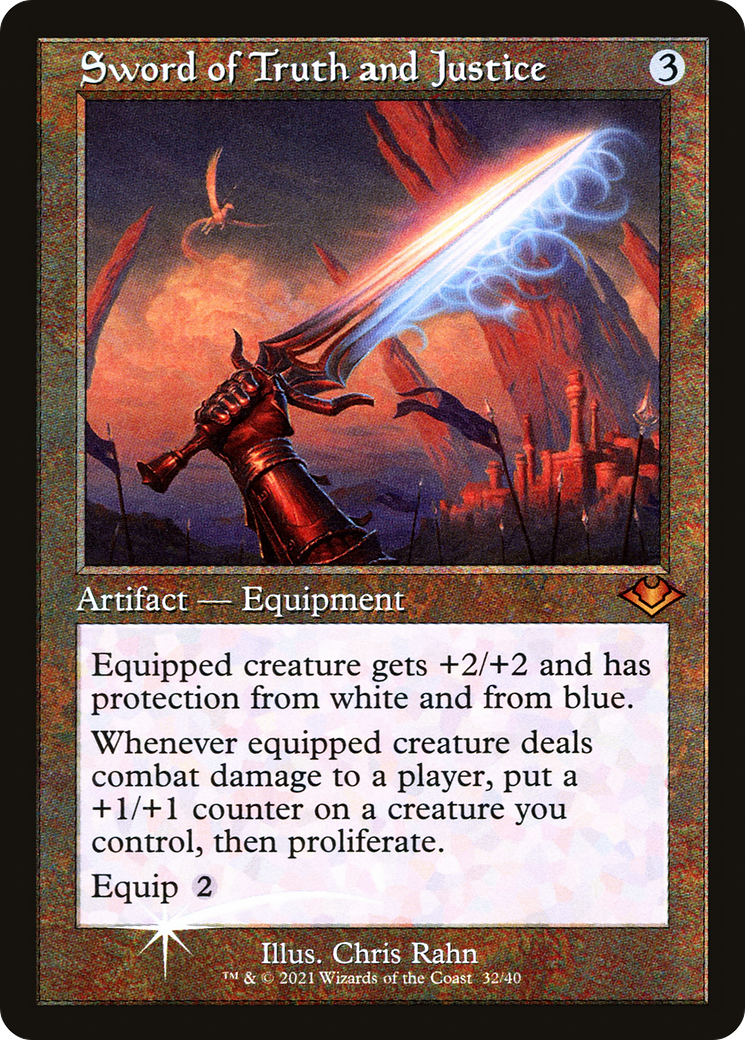 Sword of Truth and Justice (Retro) (032) Foil - Modern Horizons 1 Timeshifts