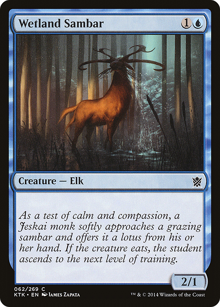 Wetland Sambar (062) Foil - Khans of Tarkir