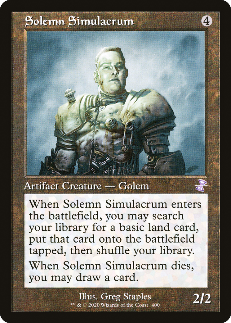 Solemn Simulacrum (Retro) (400) - Time Spiral Remastered