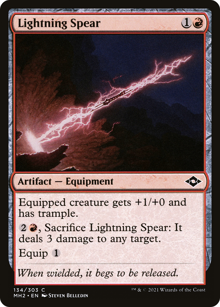 Lightning Spear (134) Foil - Modern Horizons 2