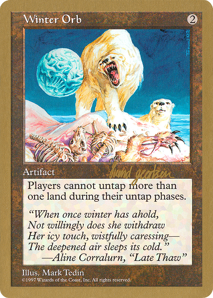 Winter Orb - 1997 Svend Geertsen (5ED) (Retro) - World Championship Decks 1997