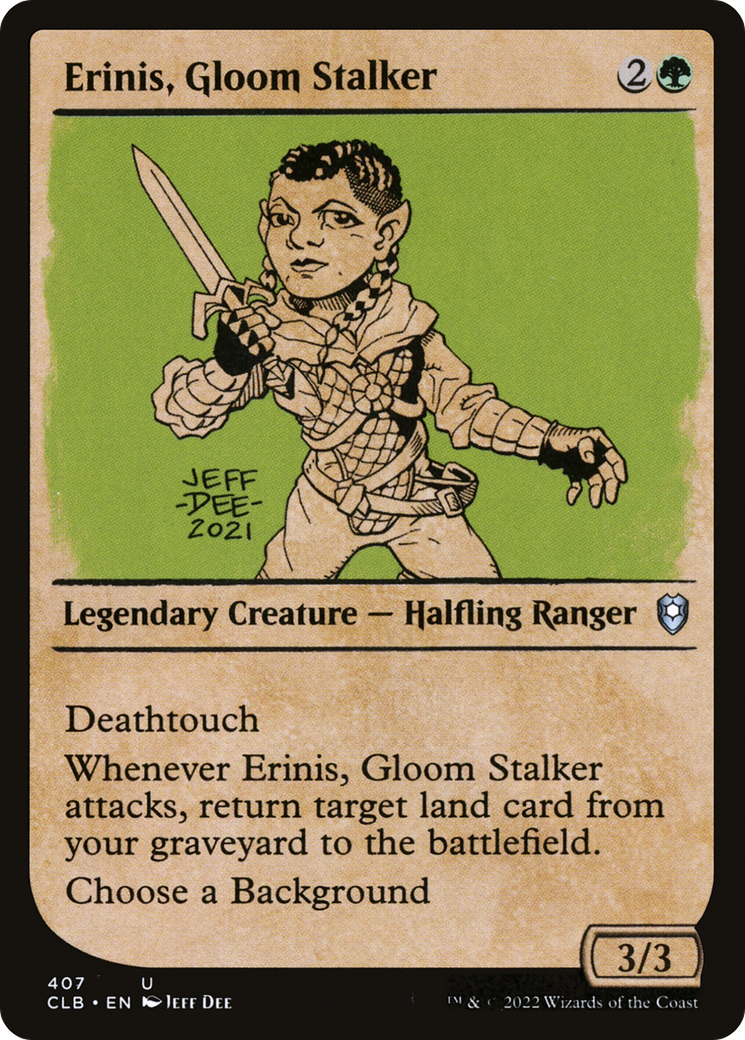 Erinis, Gloom Stalker (Showcase) (407) - Commander Legends: Battle for Baldur's Gate