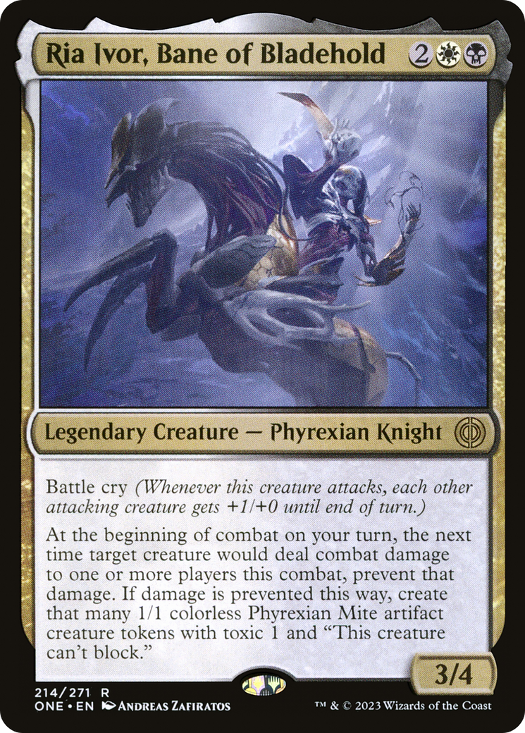 Ria Ivor, Bane of Bladehold (214) Foil - Phyrexia: All Will Be One
