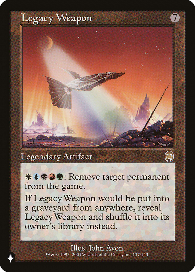 Legacy Weapon (Retro) (APC-137) - The List
