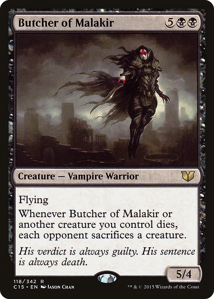 Butcher of Malakir (118) - Commander 2015