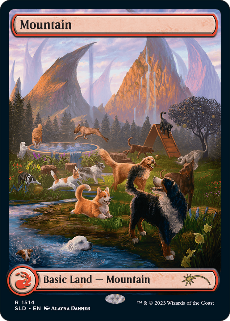 Mountain (1514) Foil - Secret Lair Drop