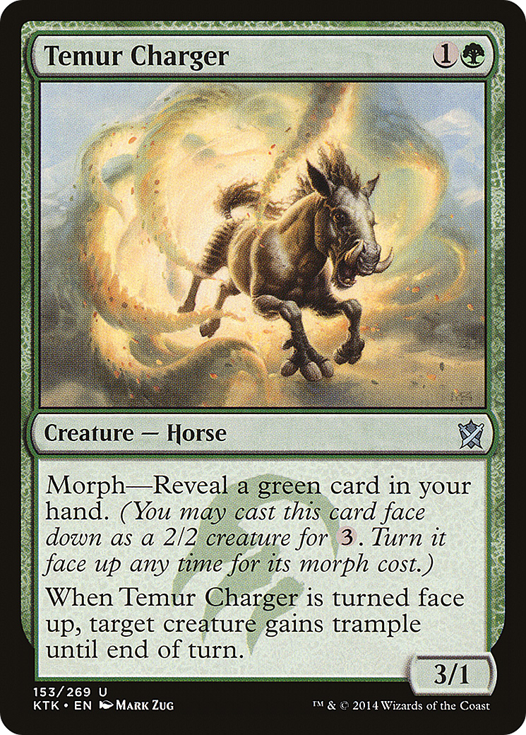 Temur Charger (153) Foil - Khans of Tarkir