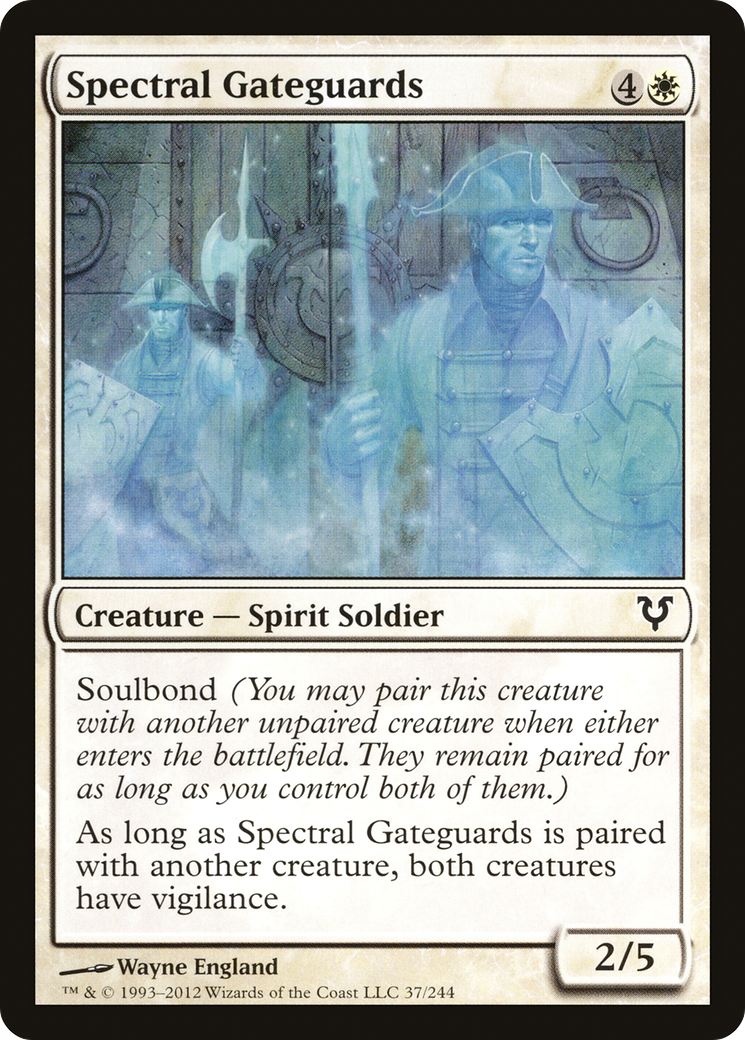Spectral Gateguards (037) Foil - Avacyn Restored