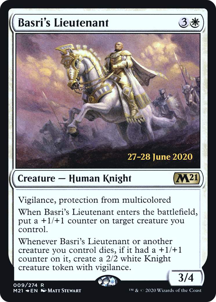 Basri's Lieutenant (009) Foil - Core Set 2021 Promos