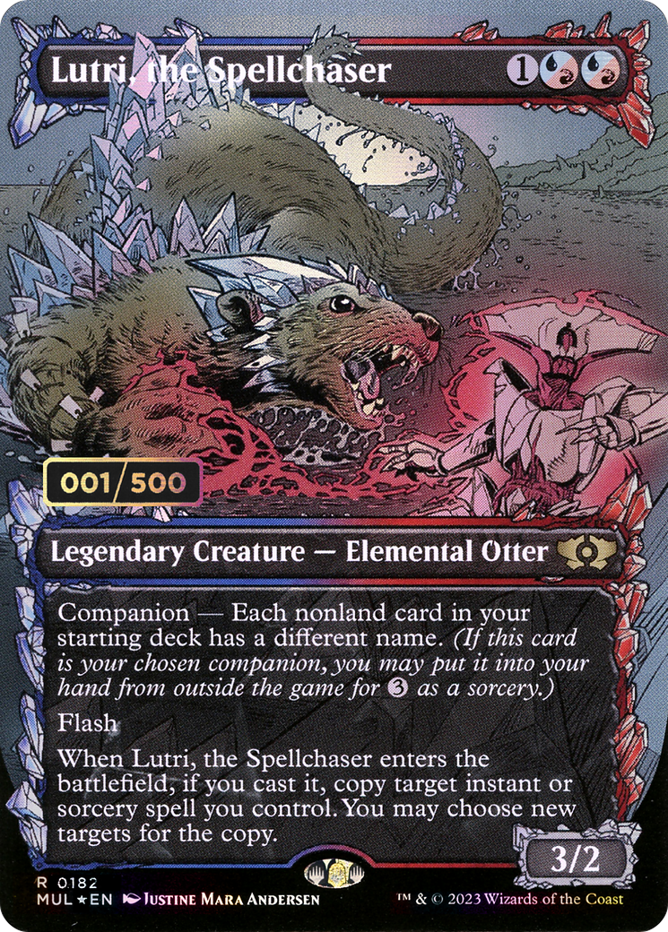 Lutri, the Spellchaser (Serial Numbered) (Showcase) (182) Foil - Multiverse Legends