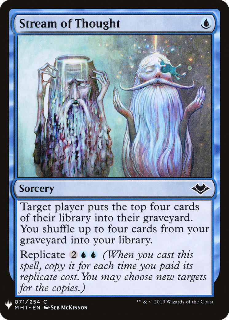 Stream of Thought (MH1-71) - The List