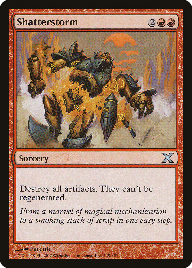 Shatterstorm (229) Foil - Tenth Edition