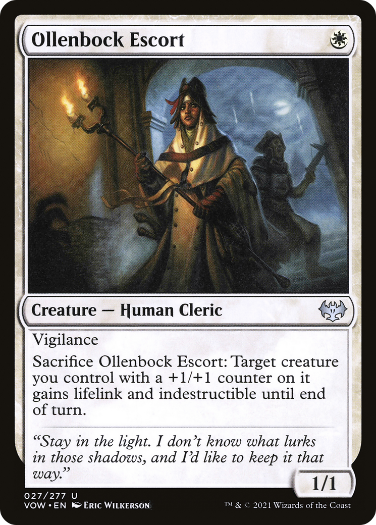 Ollenbock Escort (027) Foil - Innistrad: Crimson Vow