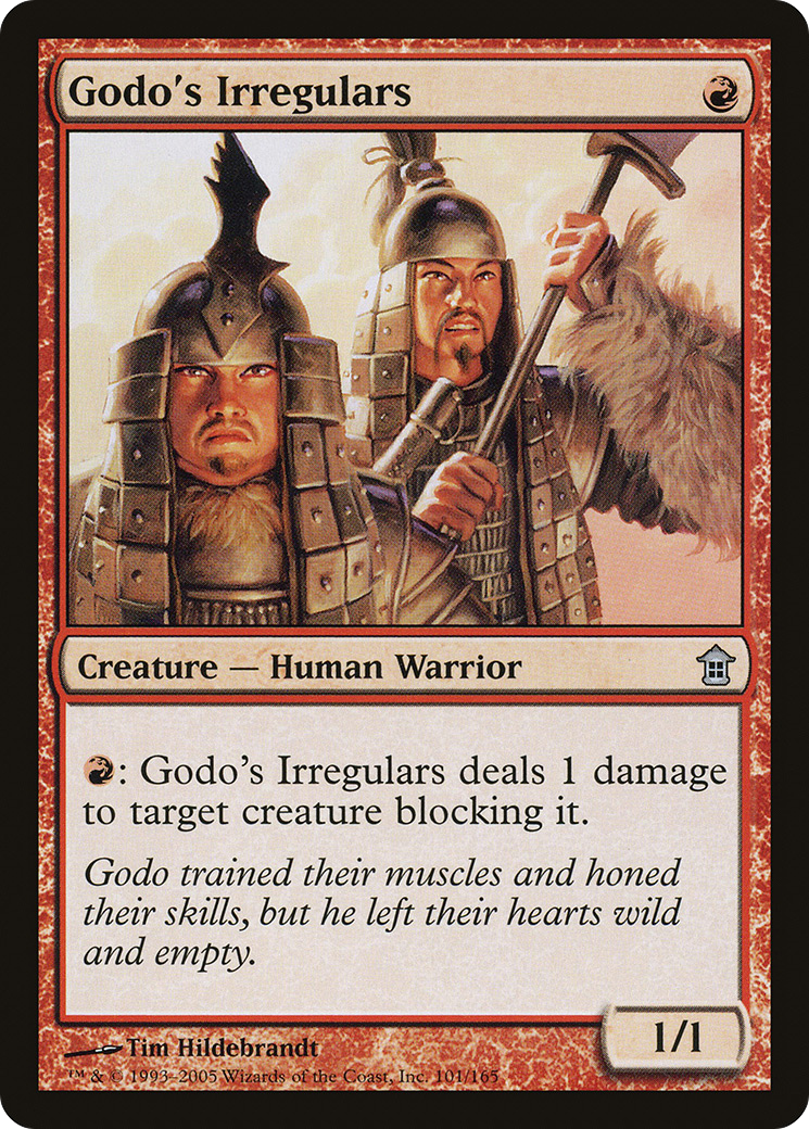 Godo's Irregulars (101) - Saviors of Kamigawa