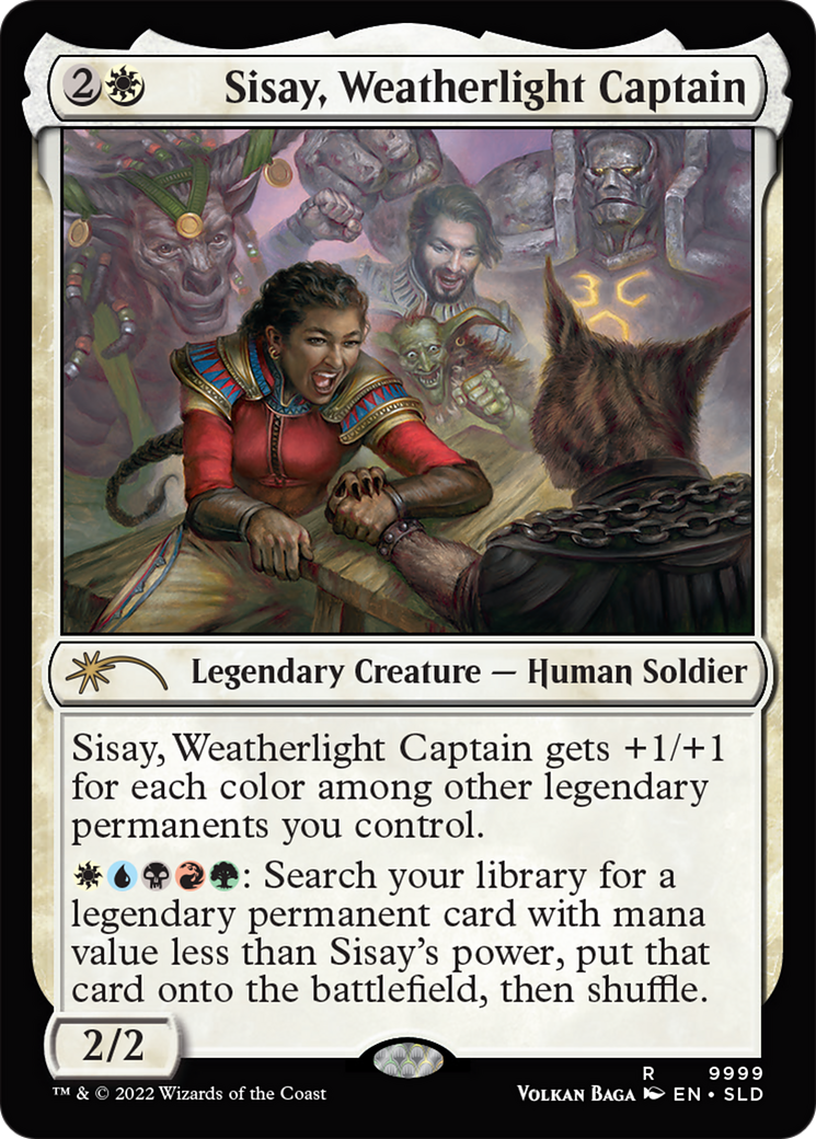 Sisay, Weatherlight Captain (9999) Foil - Secret Lair Drop