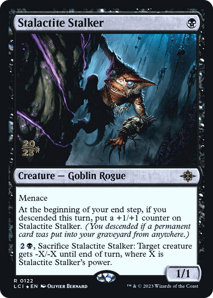 Stalactite Stalker (122) Foil - The Lost Caverns of Ixalan Promos