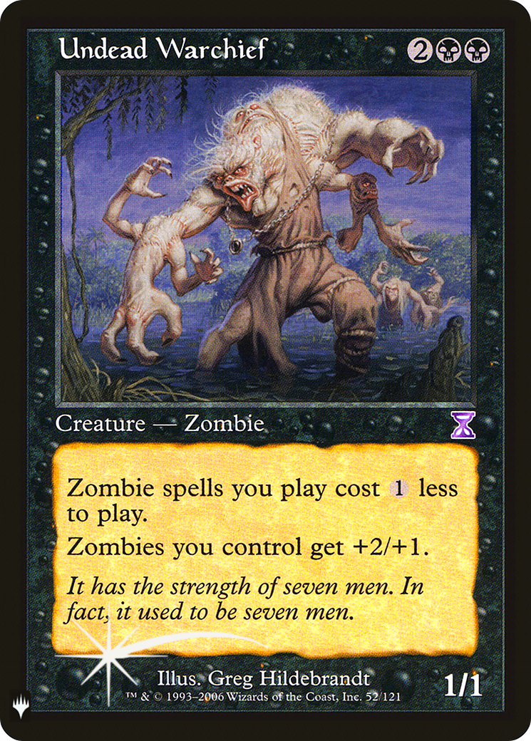 Undead Warchief (Retro) (052) Foil - The List