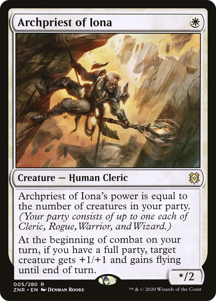 Archpriest of Iona (005) Foil - Zendikar Rising