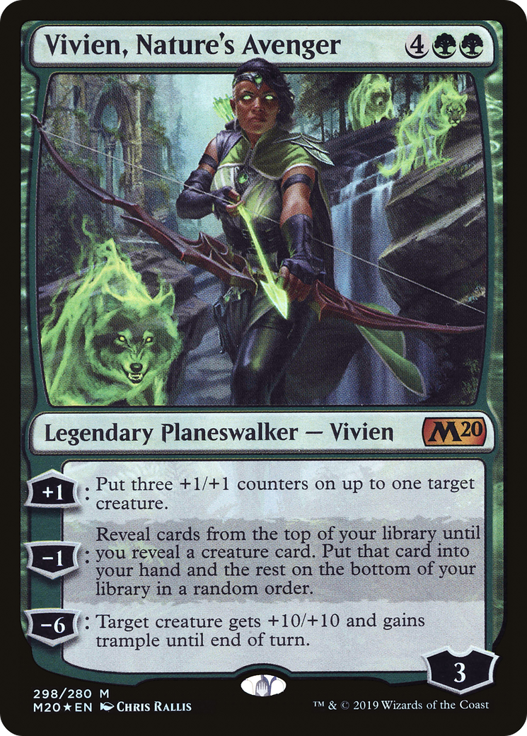Vivien, Nature's Avenger (298) Foil - Core Set 2020