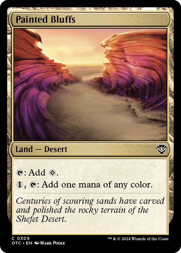 Painted Bluffs (309) - Outlaws of Thunder Junction Commander