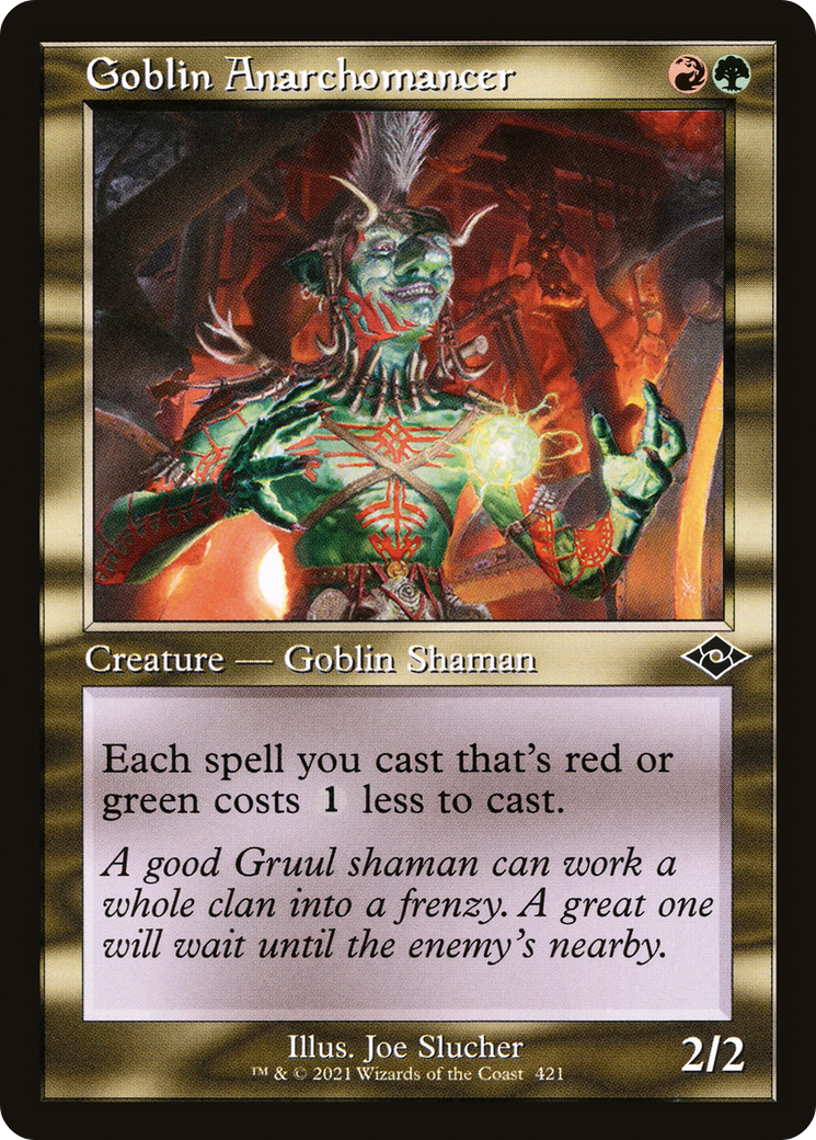 Goblin Anarchomancer (Retro) (421) Foil - Modern Horizons 2