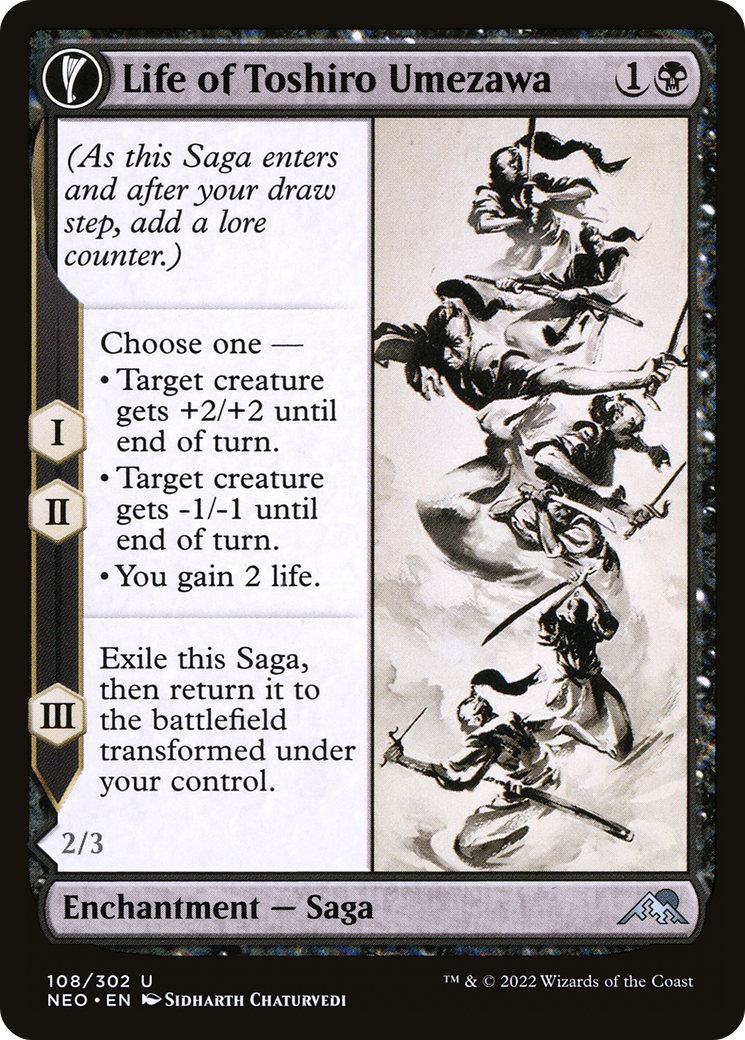 Life of Toshiro Umezawa (108) - Kamigawa: Neon Dynasty
