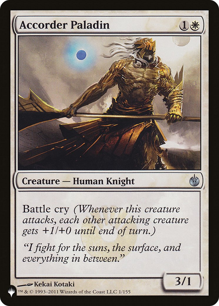 Accorder Paladin (1/155) - The List