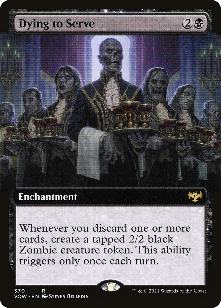Dying to Serve (Extended Art) (370) - Innistrad: Crimson Vow