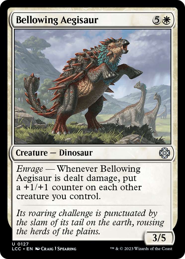 Bellowing Aegisaur (127) - The Lost Caverns of Ixalan Commander