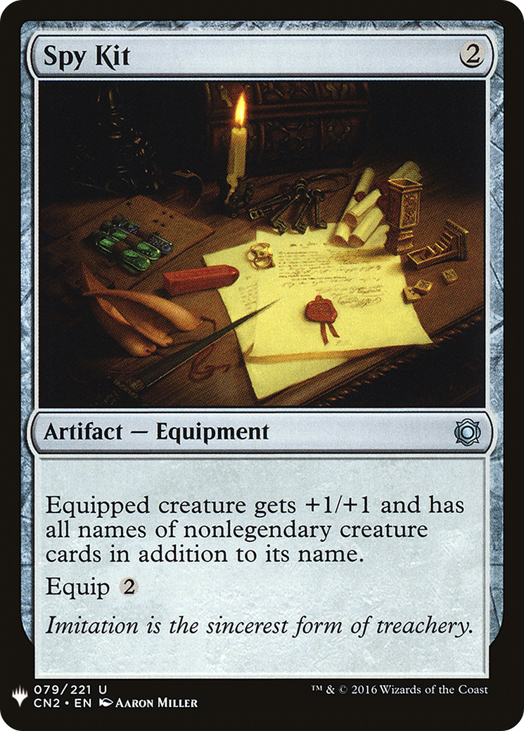 Spy Kit (CN2-79) - The List