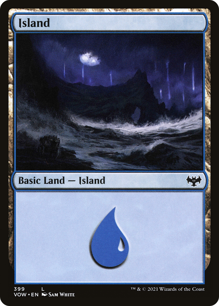 Island (399) Foil - Innistrad: Crimson Vow