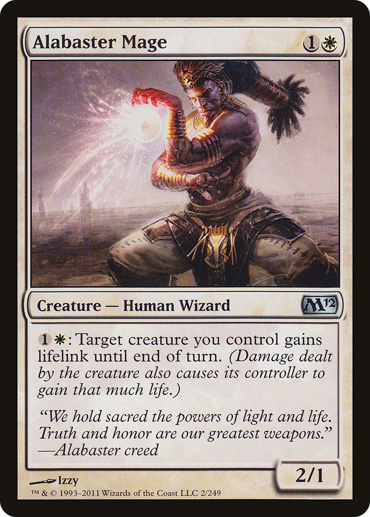 Alabaster Mage (002) Foil - Magic 2012