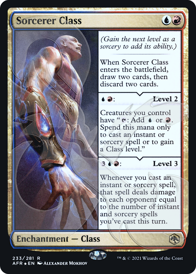 Sorcerer Class (233) Foil - Adventures in the Forgotten Realms Promos