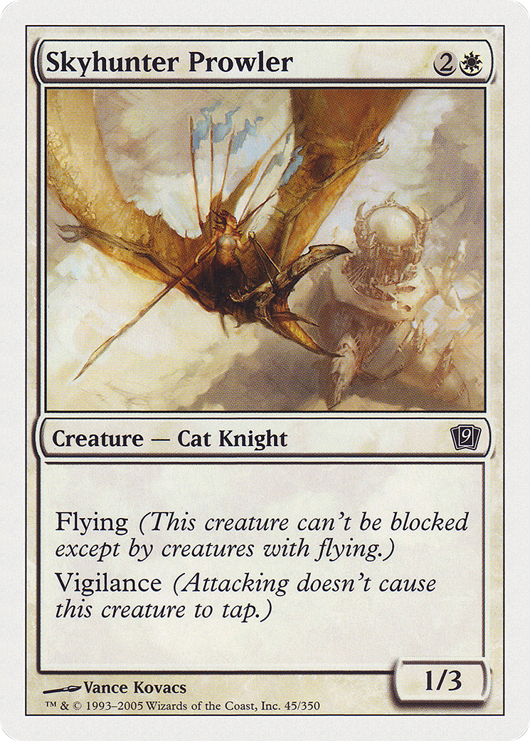 Skyhunter Prowler (045) Foil - Ninth Edition
