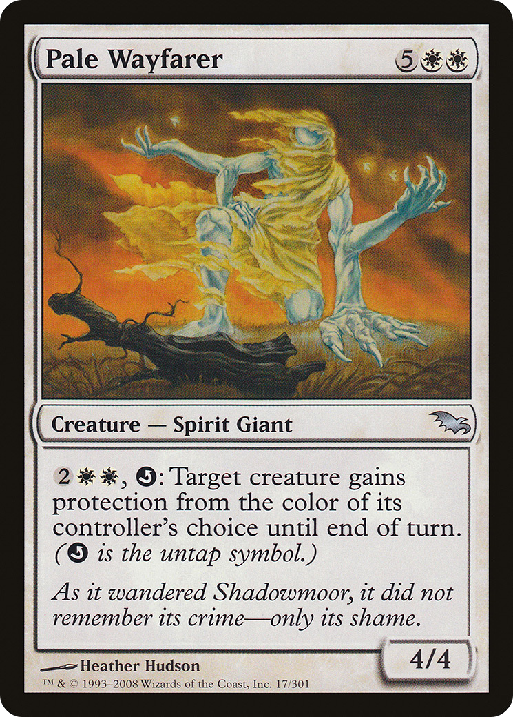 Pale Wayfarer (017) Foil - Shadowmoor