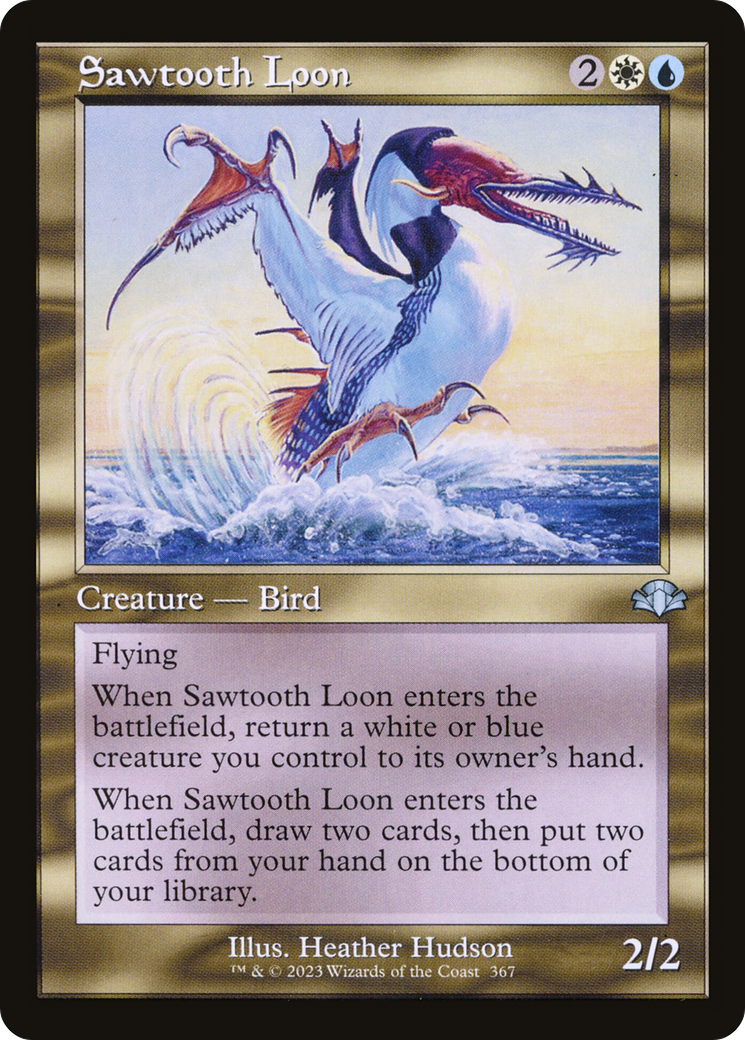 Sawtooth Loon (Retro) (367) Foil - Dominaria Remastered