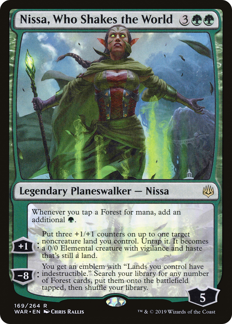 Nissa, Who Shakes the World (169) - War of the Spark