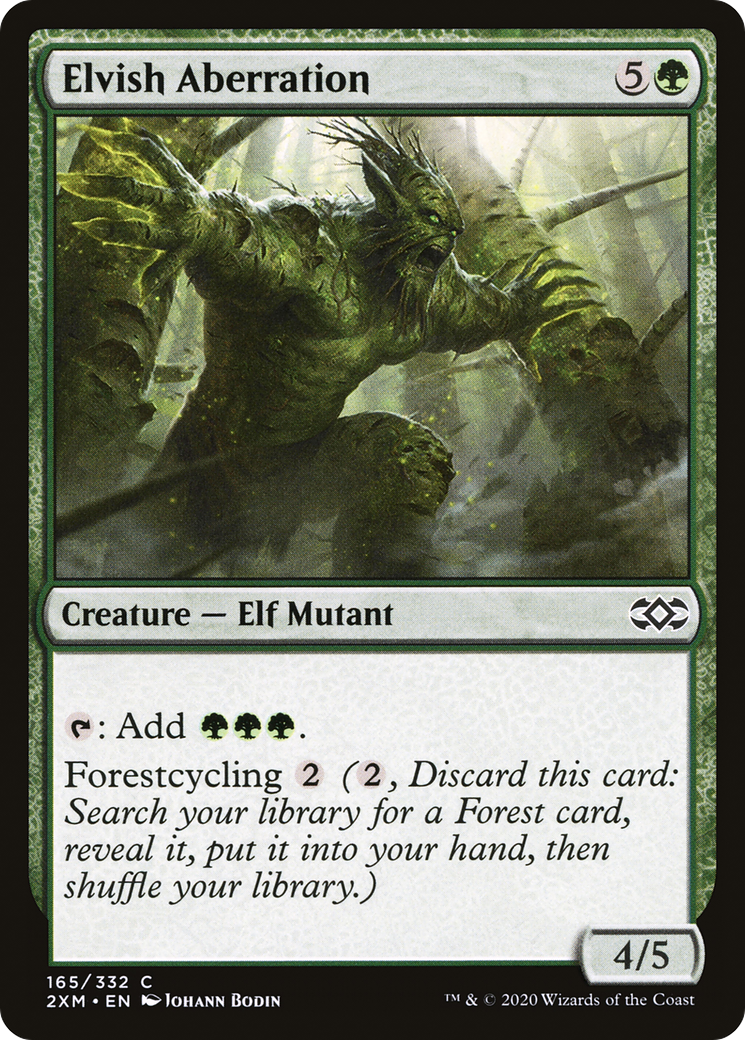 Elvish Aberration (165) Foil - Double Masters