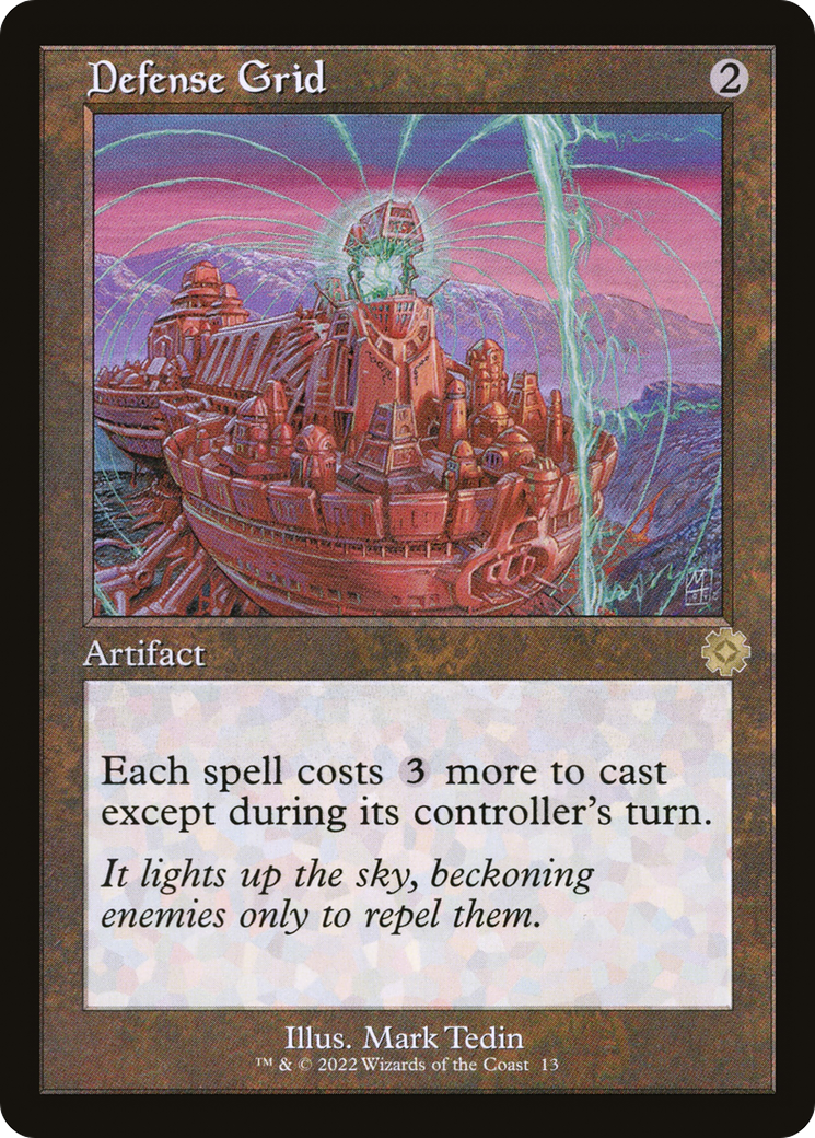Defense Grid (Retro) (013) Foil - The Brothers' War Retro Artifacts